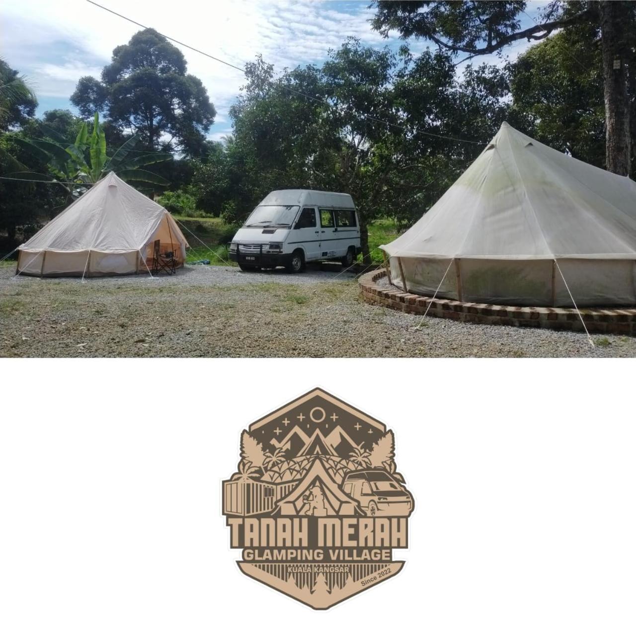 Tanah Merah Glamping Village 쿠알라캉사르 외부 사진